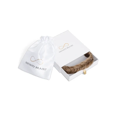 Abbildung von Infinity Braids Fishtail Braid Jolie Marshmellow Roast