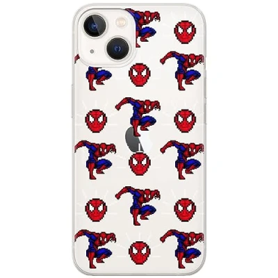 Abbildung von ERT GROUP Handyhülle für iPhone 13 Mini Original und offiziell Lizenziertes Marvel Muster Spider Man 025 optimal an die Form des Handy angepasst, teilweise transparent