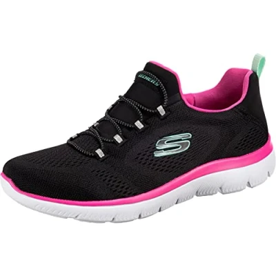 Abbildung von Skechers Sport Summits Sneaker low, Damen, Größe: 35, Black/hot pink Schuhe