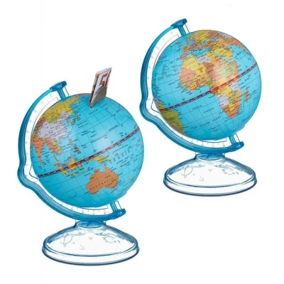 Abbildung von relaxdays Spardose Globus 2er Set