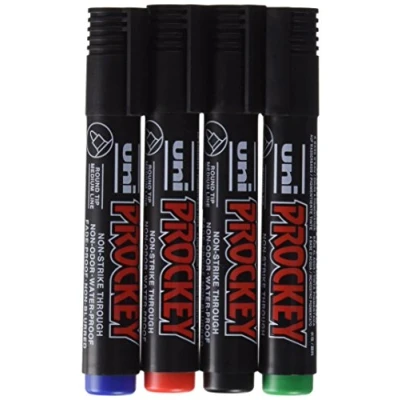 Abbildung von 5 x Faber Castell Marker Uni Prockey Rundspitze sortiert Etui VE=4 Stü