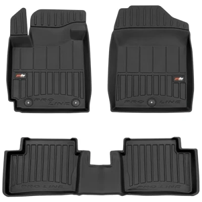 Abbildung von M MOTOS Gummimatten Auto Fussmatte passt für Kia Picanto III ab 2017 Verbessern Sie Ihren Reisekomfort mit Antirutschmatte 3D Allwetter fußmatten Auto, Schutz vor Verschmutzung
