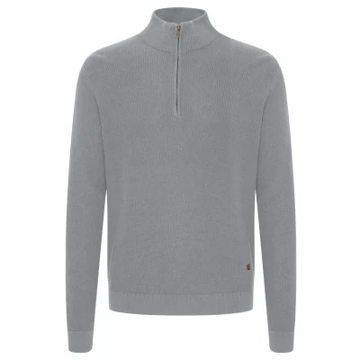 Abbildung von Blend Bhcodford Halfzipp Strickpullover, Herren, Größe: XXL, Stone mix