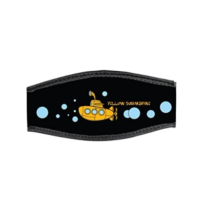 Abbildung von Best divers Uhrenarmband Maske aus Neopren, doppelt Klettverschluss, Submariner