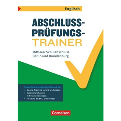 Abbildung von Abschlussprüfungstrainer Englisch Berlin und Brandenburg 10. Schuljahr: Mittlerer Schulabschluss Arbeitsheft Mit Lösungen online Training Grundwissen Audios