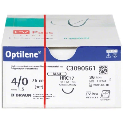 Abbildung von Optilene 0,75m 4/0 HRC17