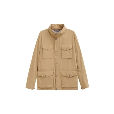 Abbildung von bugatti Fieldjacket &quot;Regular Fit&quot;, mit Kapuze, Stretch, Kapuze &amp; Stehkragen