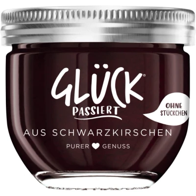 Abbildung von Glück passiert Schwarzkirsche