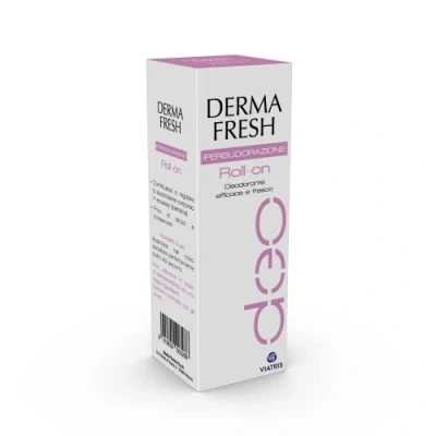 Abbildung von Dermafresh Hyperschwitzen Roll On Deodorant, frisch, kein Alkohol und Konservierungsmittel zur Regulierung des überschüssigen Körperschwitzens 75 ml