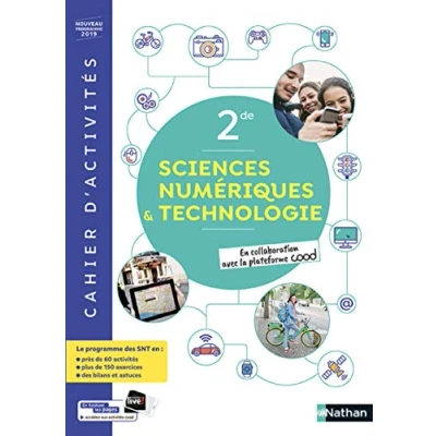 Abbildung von Sciences numérique et Technologiques 2de Cahier 2019: d&#039;activité