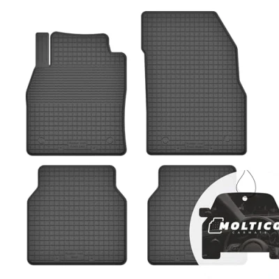 Abbildung von Gummimatten mit Rand Auto Fußmatten Gummi Automatten Passgenau 4 teilig Set passend für Citroen C3 Aircross ab 2017