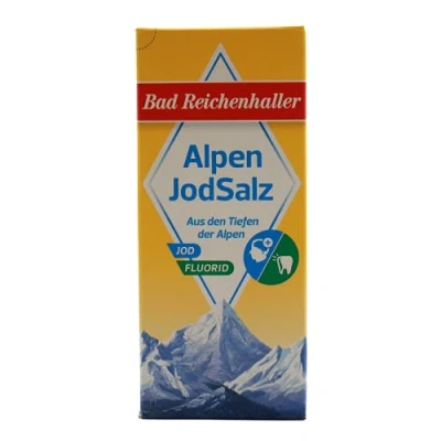 Abbildung von Bad Reichenhaller Alpen Jodsalz mit Fluorid, 24er Pack (24 x 500g)