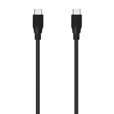 Abbildung von AISENS A107 0703 USB 3.2 Gen2X2 Kabel 20Gbps 8K@30Hz 5A 100W E Marker, Typ C/M C/M, schwarz, 1,5M