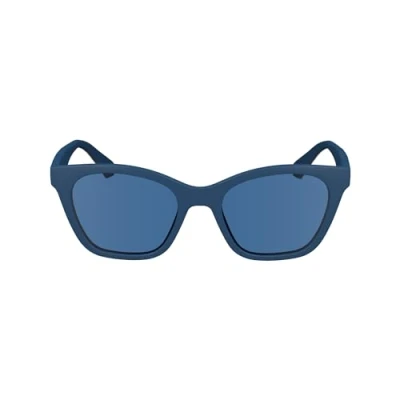 Abbildung von Calvin Klein Junior CKJ24303S 400 Gläser SONNENBRILLEN Bio Injekt Blau Quadratisch Normal