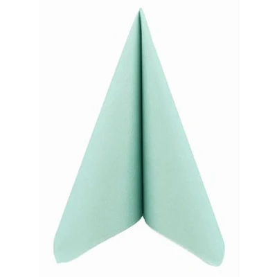 Abbildung von APARTina Servietten stoffähnlich aus Airlaid UNI, stoffähnliche Serviette Hochzeit Hochzeitsservietten hochwertig, perfekt für verschiedene Anlässe 50 Stück (Mintgrün, 40 x cm)