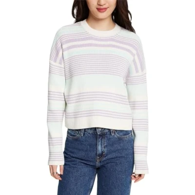 Abbildung von Esprit Striped Strickpullover Light aqua green, Damen, Größe: 40, green