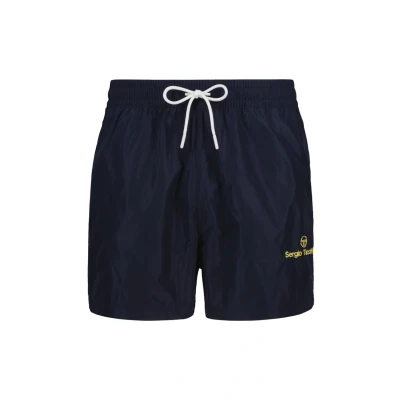 Abbildung von Sergio Tacchini Guaceto Badeshorts, Herren, Größe: Large, Navy popcorn
