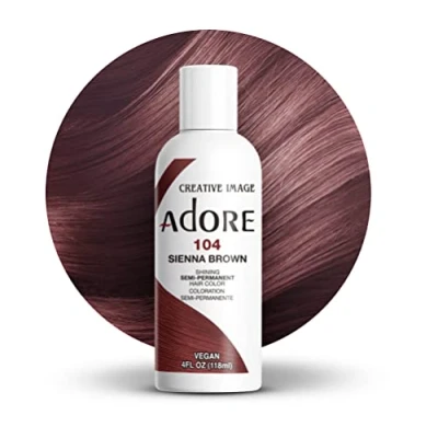 Abbildung von Adore Shining Semipermanente Haarfarbe, 104 Sienna Brown