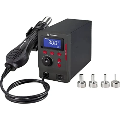 Abbildung von TOOLCRAFT LSH 880 Heißluftstation digital 800 W 100 500 C