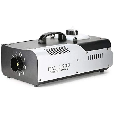 Abbildung von Nebelmaschine, Nebel Maschine mit kabelloser Fernbedienung UND buntes LED Licht, 1500W Stabil and Tragbar, Passend für Halloween, Weihnachten, Hochzeitsfeiern, Bühnenauftritte usw