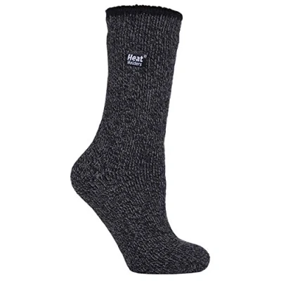 Abbildung von HEAT HOLDERS Damen Winter Warm Thermo Merino Wollsocken (37/42, Black (Merino))