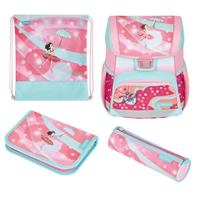 Abbildung von Herlitz Schulranzen Set Loop Plus 4 teilig 2024 Mädchen Ballet Love
