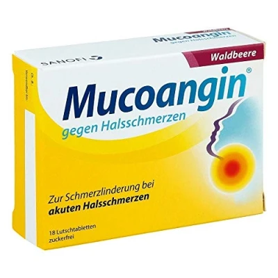 Abbildung von Mucoangin Waldbeere 20 mg Lutschtabletten 18 St