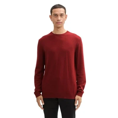 Abbildung von TOM TAILOR Strickpullover mit Logo Badge an der Seite