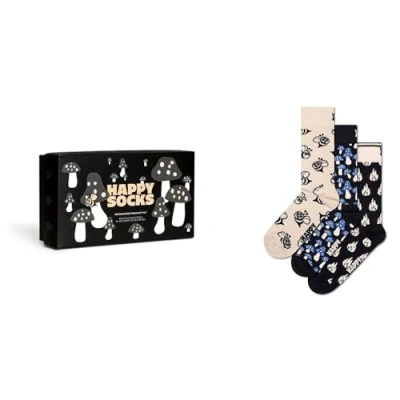 Abbildung von Happy Socks Magic GIFT SET Unisex 3 PACK Socken, Größe: 41 46, Black