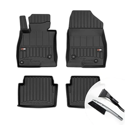 Abbildung von moto MOLTICO 3D Gummimatten Auto Fußmatten Gummi Automatten 4 teilig Set passend für Mazda 3 III 2013 2019