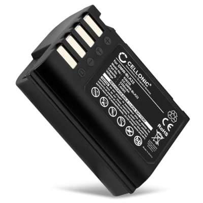 Abbildung von CELLONIC DMW BLK22 Akku kompatibel mit Panasonic Lumix G9, GH5, GH5S, DC S5, GH6, G9 II, 7.4V 2250mAh