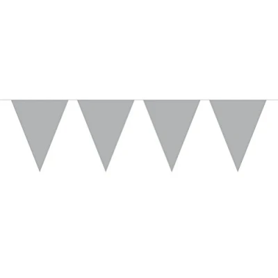 Abbildung von Flag Linie Metallic Silber 10 Meter