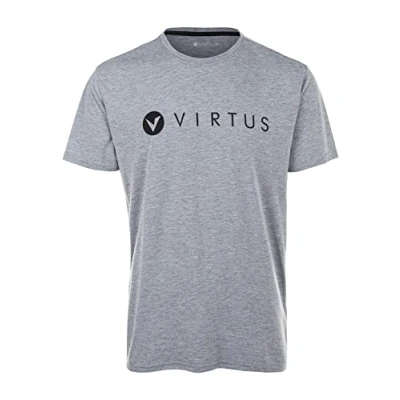 Abbildung von Virtus Funktions Edwardo LOGO Tshirt print, Herren, Größe: Small, Mid grey mel.