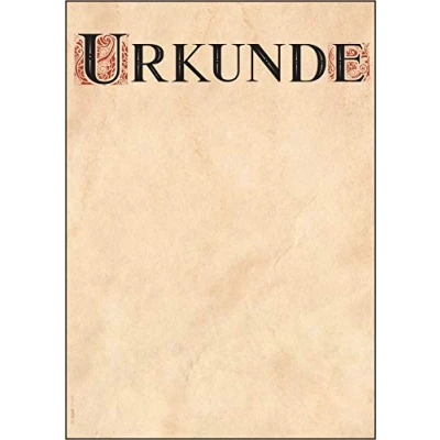 Abbildung von SIGEL DP545 Blanko Urkunde Celtic, 185 g, DIN A4, 12 Blatt, aus nachhaltigem Papier