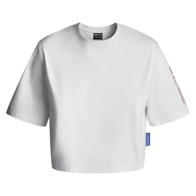 Abbildung von Red Bull Racing x Pepe Jeans BOXY CROP Tshirt print, Damen, Größe: XXS, White