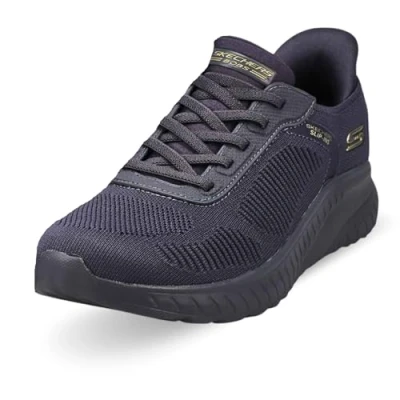 Abbildung von Skechers Damen Bobs Squad Chaos Current Muse Sneaker, Navy, 37.5 EU