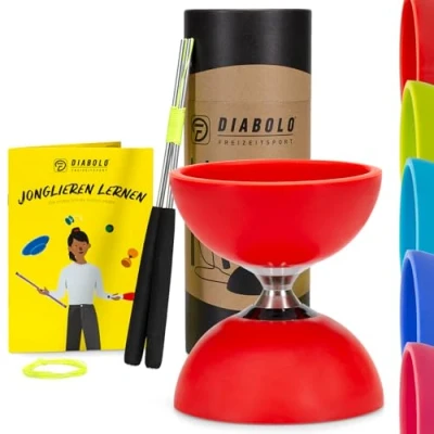 Abbildung von Diabolo Freizeitsport Spiel, Set Pro (rot)