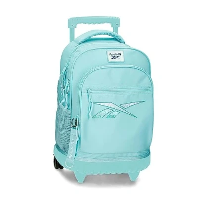 Abbildung von Reebok ANN Kompakter Rucksack, 2 Räder, blau, 32 x 43 21 cm, Polyester, 28,9 l, Talla única, Rucksack Compact Rollen