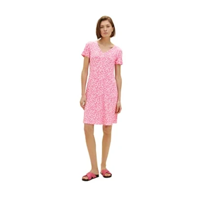 Abbildung von TOM TAILOR Damen Jersey Kleid mit Muster