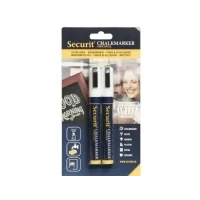 Abbildung von Securit BL SMA510 WT, 2 Stück(e), Weiß, Schwarz, Blau, 6 mm, Keramik, Glas, Metall, Kunststoff