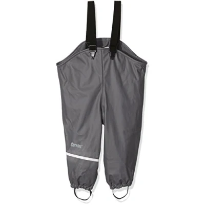 Abbildung von CareTec Unisex Kinder Rain Overall Pu W. Fleece Regenhose, Grau, 80 EU