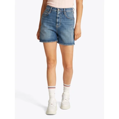 Abbildung von Tommy Jeans MOM Shorts, Damen, Größe: 27, Denim medium