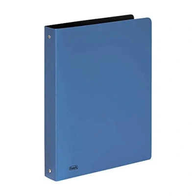 Abbildung von Favorit Metallordner Format 22 x 30 cm mit 4 runden Ringen Durchmesser mm blau metallic