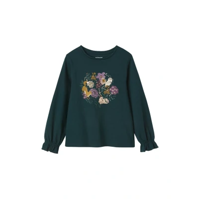 Abbildung von Vertbaudet Mädchen Shirt Petrol 98/104