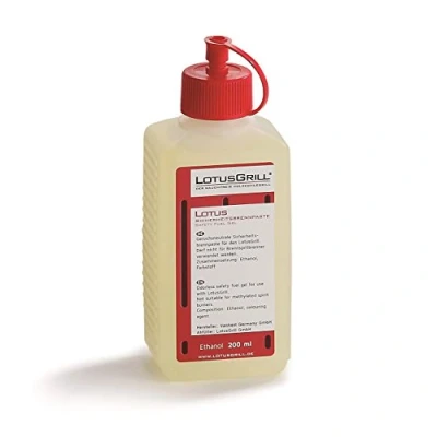 Abbildung von 3x LotusGrill Brennpaste 200 ml! Speziell entwickelt für den raucharmen Holzkohlegrill/Tischgrill