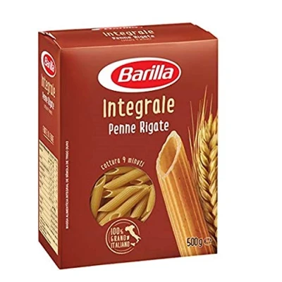 Abbildung von 20x Pasta integrale Barilla Penne Rigate Integrali Vollkorn italienisch Nudeln 500 g pack + Italian Gourmet polpa 400g