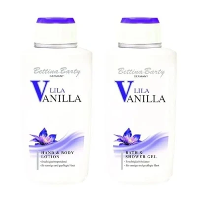 Abbildung von Bettina Barty Körperlotion Lila Vanilla Shower Gel &amp; Hand Body Lotion je 500 ml, 2 tlg.