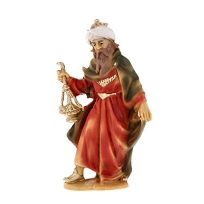 Abbildung von Marolin König weiß, stehend, zu 12cm Fig. (Kunststoff)