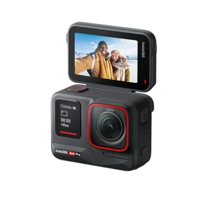 Abbildung von Insta360 Ace Pro wasserdichte Action Kamera, zusammen mit Leica entwickelt, 1/1,3&quot; Sensor und KI Rauschunterdrückung für Beste Bildqualität, 4K120fps, 2,4&quot; Klappbildschirm &amp; modernste Funktionen