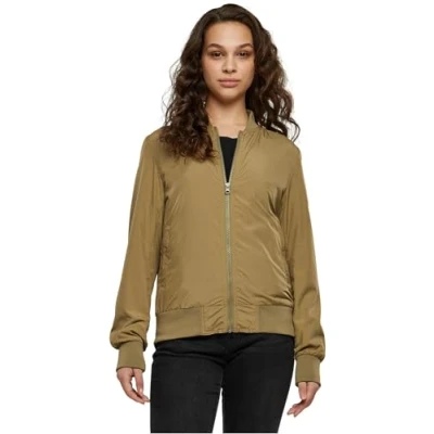 Abbildung von Urban Classics Ladies Light Bomber Jacket, Khaki, L